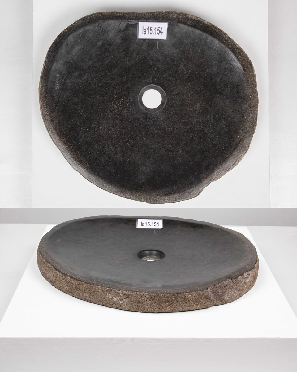 Natuurlijke Steenkomen Wasbak - Diameter 60 cm
