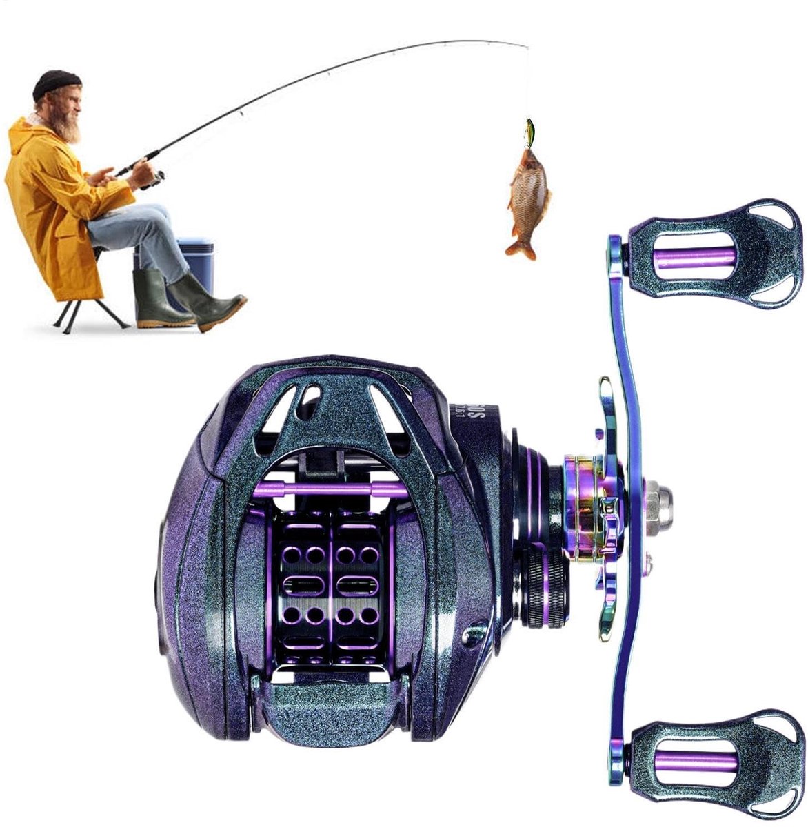 Vismolen Gieten - Zoutwater Spinner Rollen 7.6