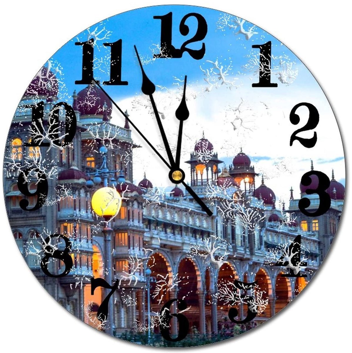 Wandklok - Stille en moderne vormgeving - 12 inch