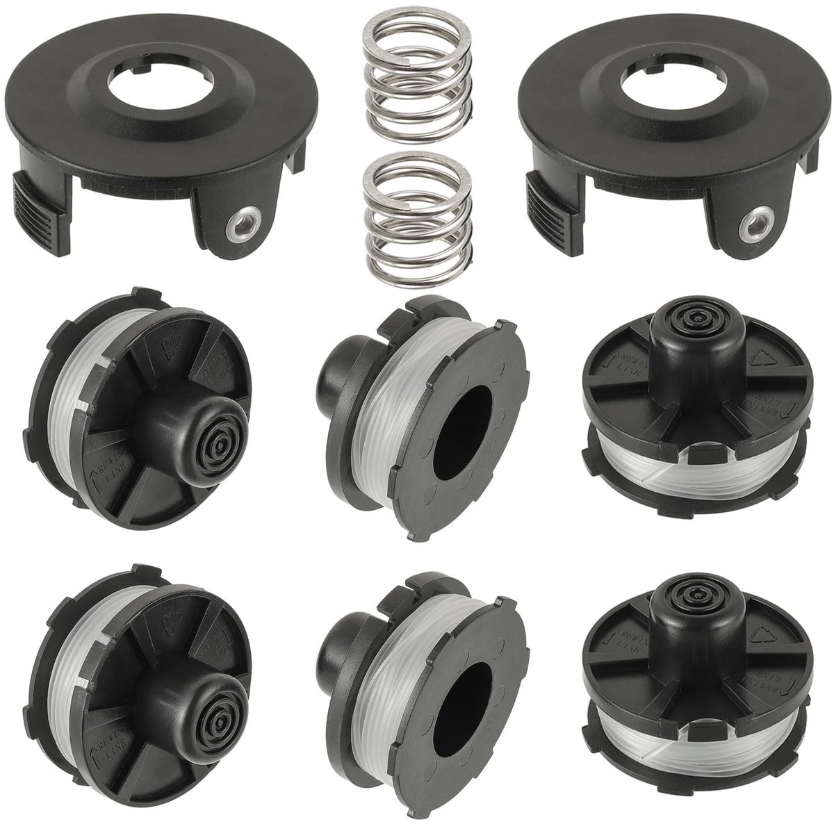 Set van 6 Draadspoelen - Voor Makita 196146-9/195858-1 - 8 m