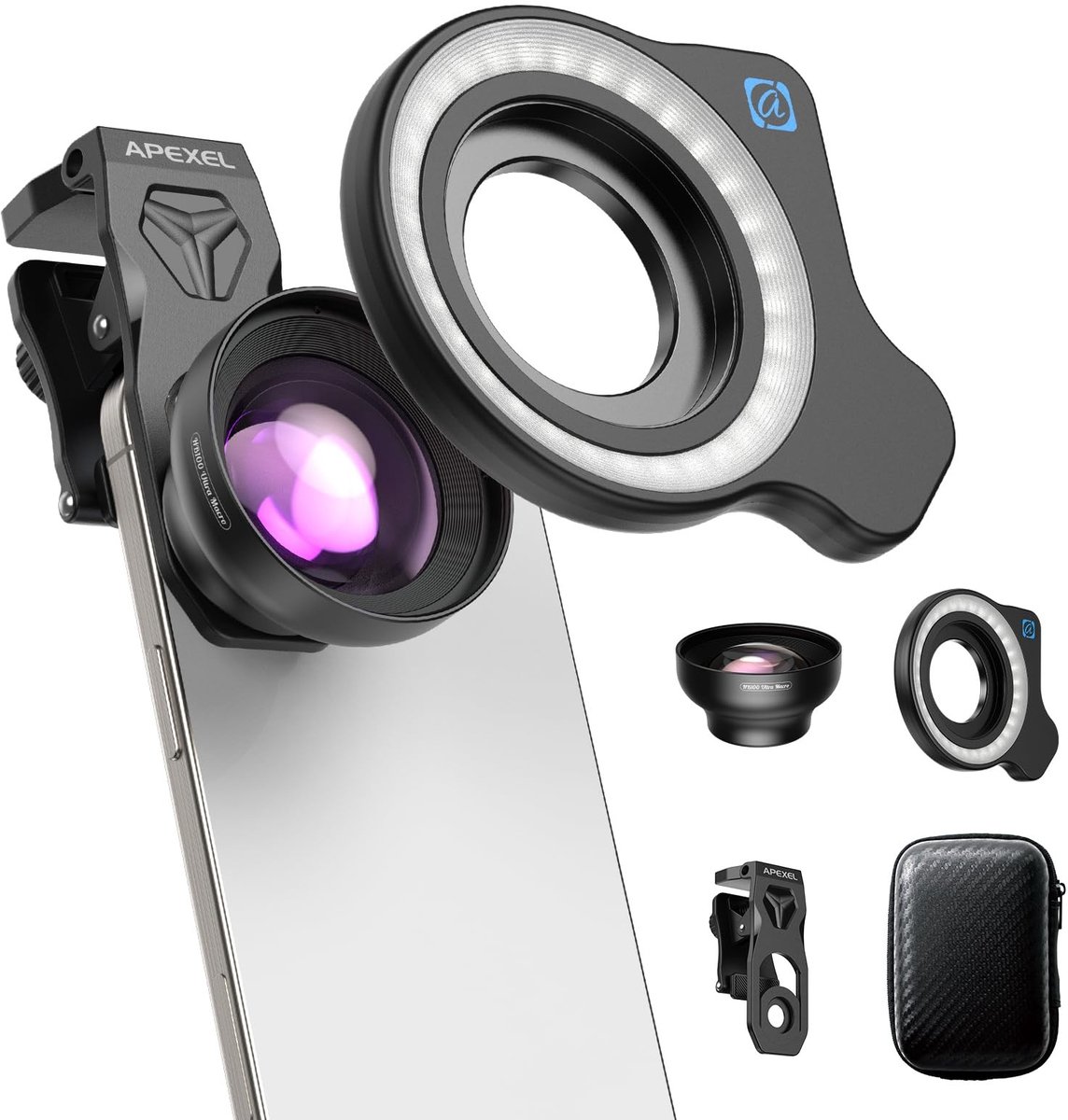 Macro Lens voor Smartphones - Ultra-HD met 45 Verlichtingsmodi