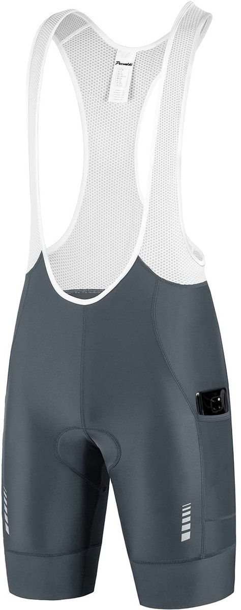Fietsshorts voor Mannen met Telefoonzakken - Ademend en 4D Padding