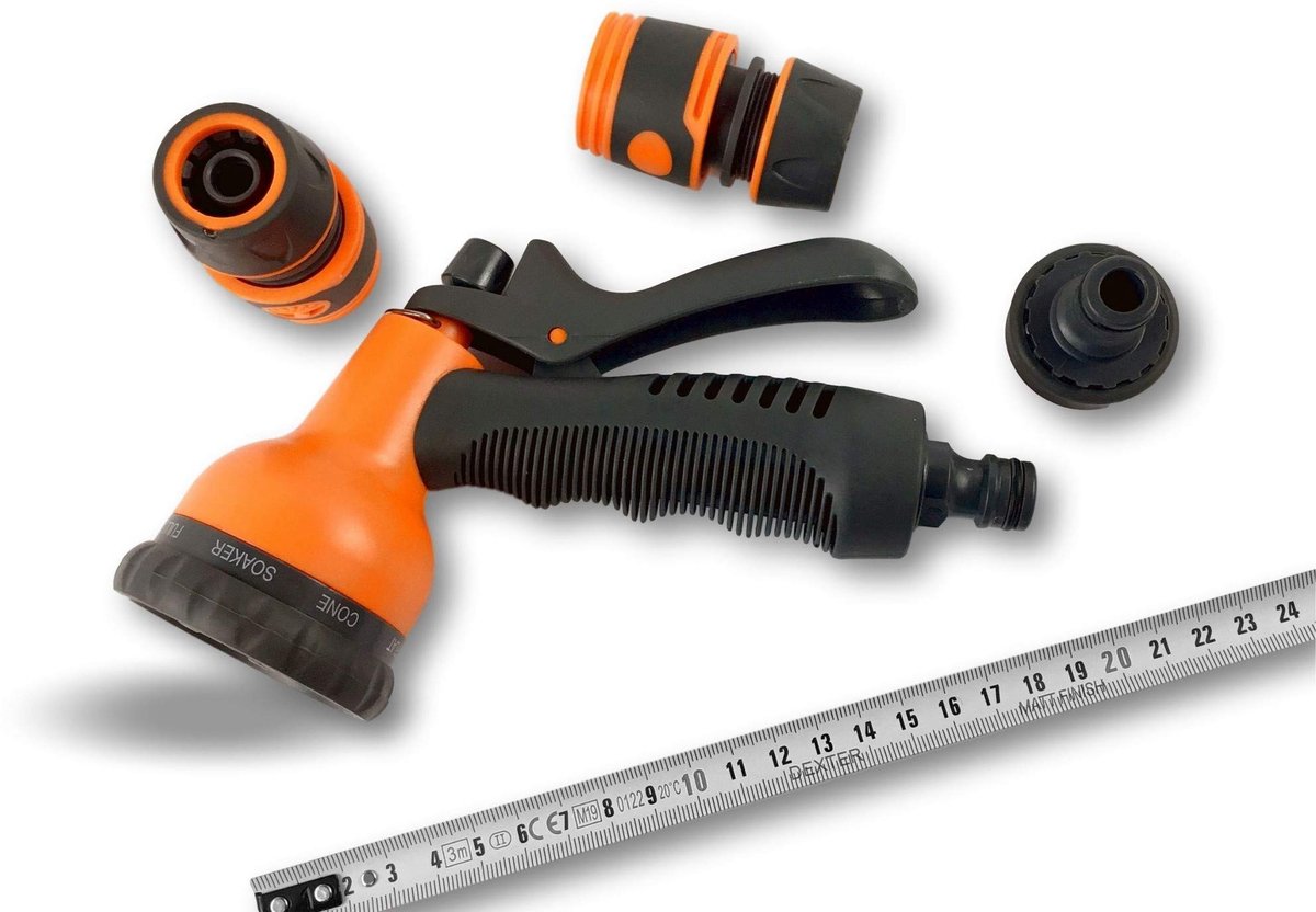 Spuitpistool Set van 3 - 8 Watergeefmodi met Ergonomische Handgreep