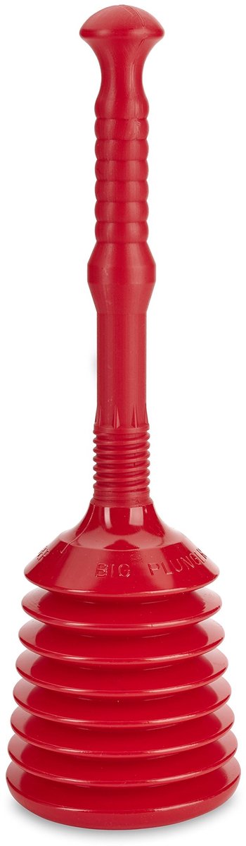 Turbo Plunger - Ontstopper voor Afvoeren en Putten - Rood