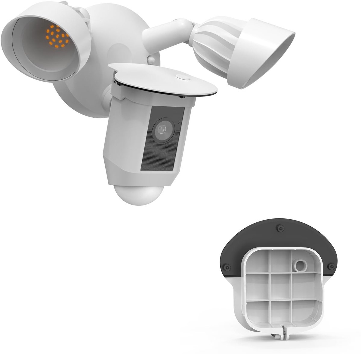 Camera Cover voor Ring Floodlight Cam Wired Pro - Bescherming tegen weerinvloeden - Wit