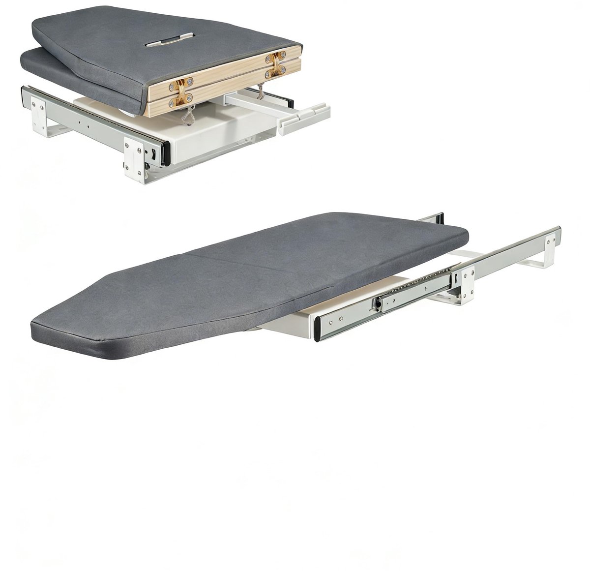 Vouwbare Strijkplank met 180° Rotatie - Inclusief Lade - 81 x 30 x 12 cm