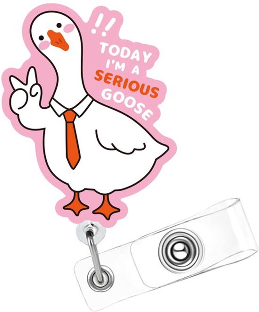 Badgehouder - Retractable Roze Dierontwerp met Alligatorclip voor Medisch Personeel en Studenten