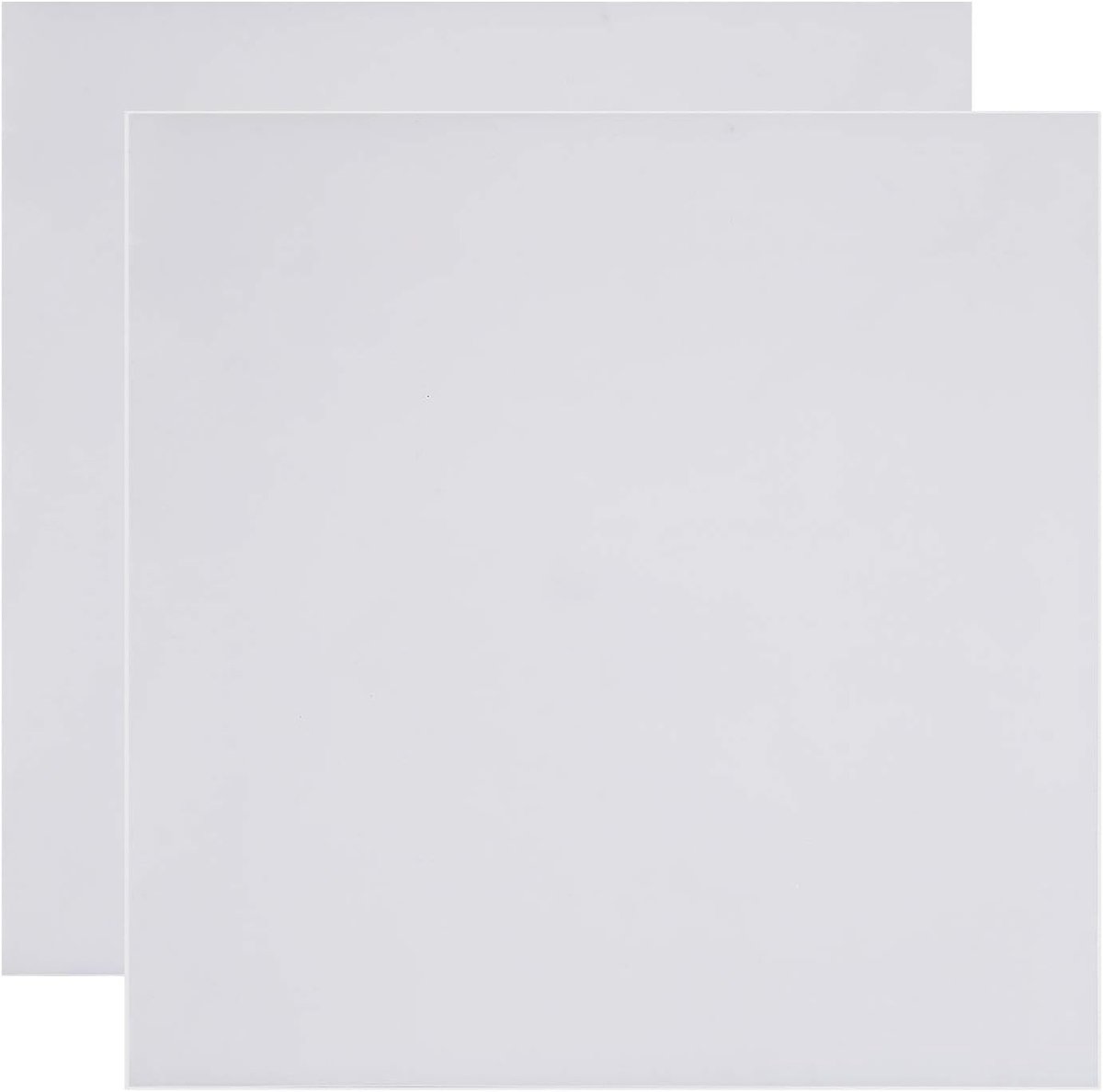 2 Stuks Witte Siliconen Rubber Plaat 300x300x2mm Hittebestendig, Ideaal voor Gasket en Seals, Perfect voor Doe-Het-Zelf Projecten