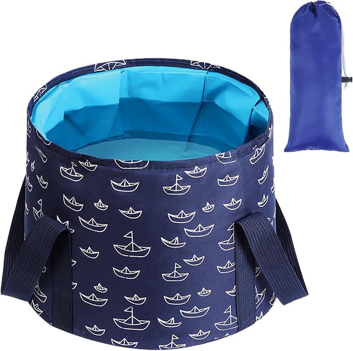 Opvouwbare Voetbadzak voor Ontspanning, Multifunctionele Voetmassage, Ideaal voor Kamperen en Buitenactiviteiten (25L)