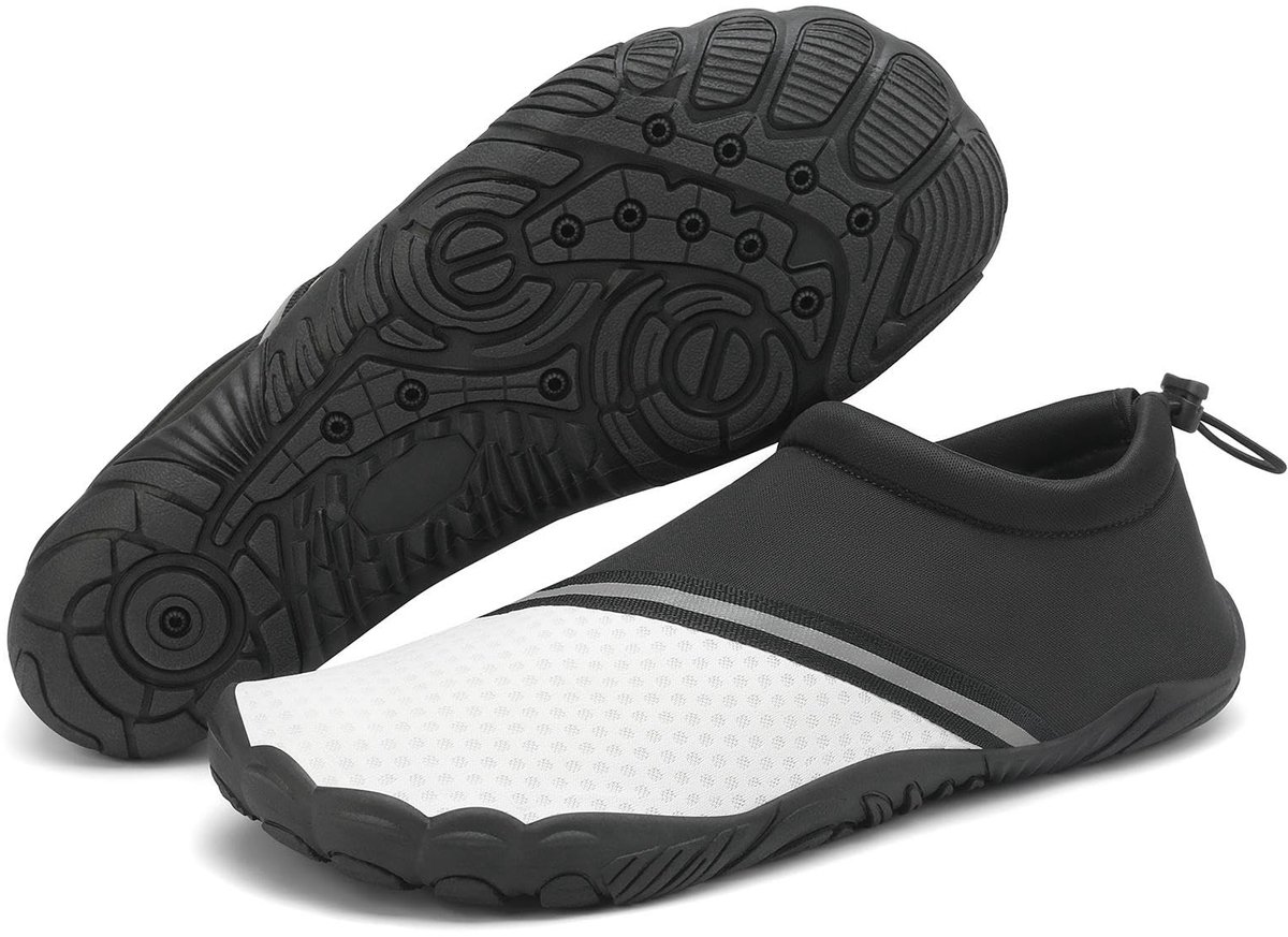 Mishansha Waterschoenen voor heren en dames, sneldrogend, met 13 drainagegaten, maat 36-46, Wit, 41 EU - ShopVlot