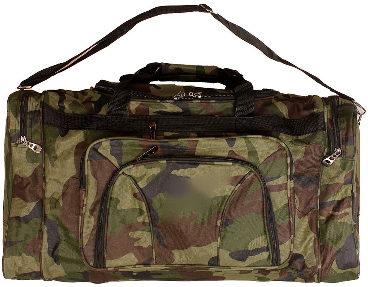 Grote Sport Tas XL Duffel Bag 58LTR Camouflage - Origineel Design