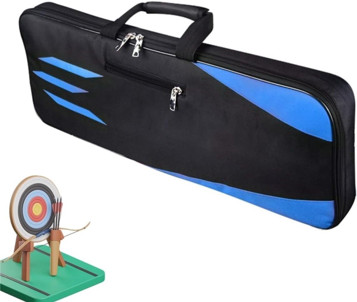 Bogen Koffer voor Compound en Recurve Bogen met Meerdere Opbergvakken voor Jachtaccessoires en Boogschieten