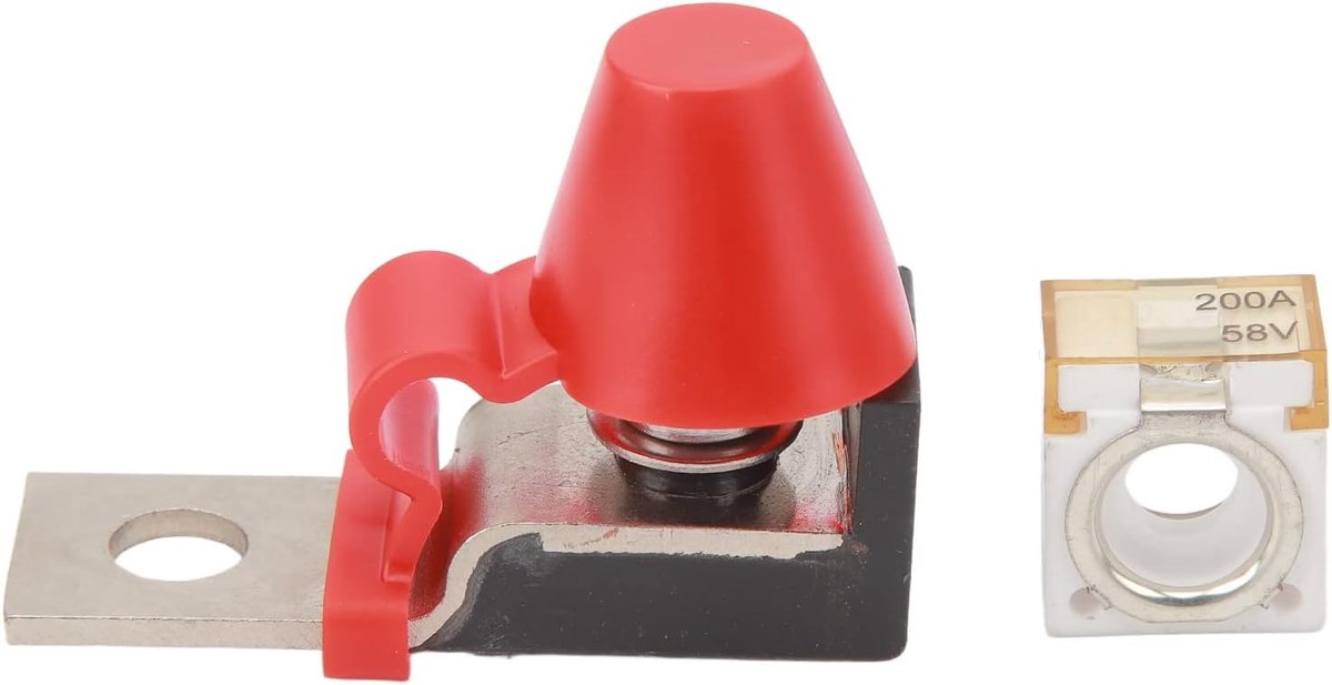 Fuse Block Kit voor 58V Batterijen met M8 Stud Aansluiting - Geschikt voor Botens, Trucks en Bouwmachines