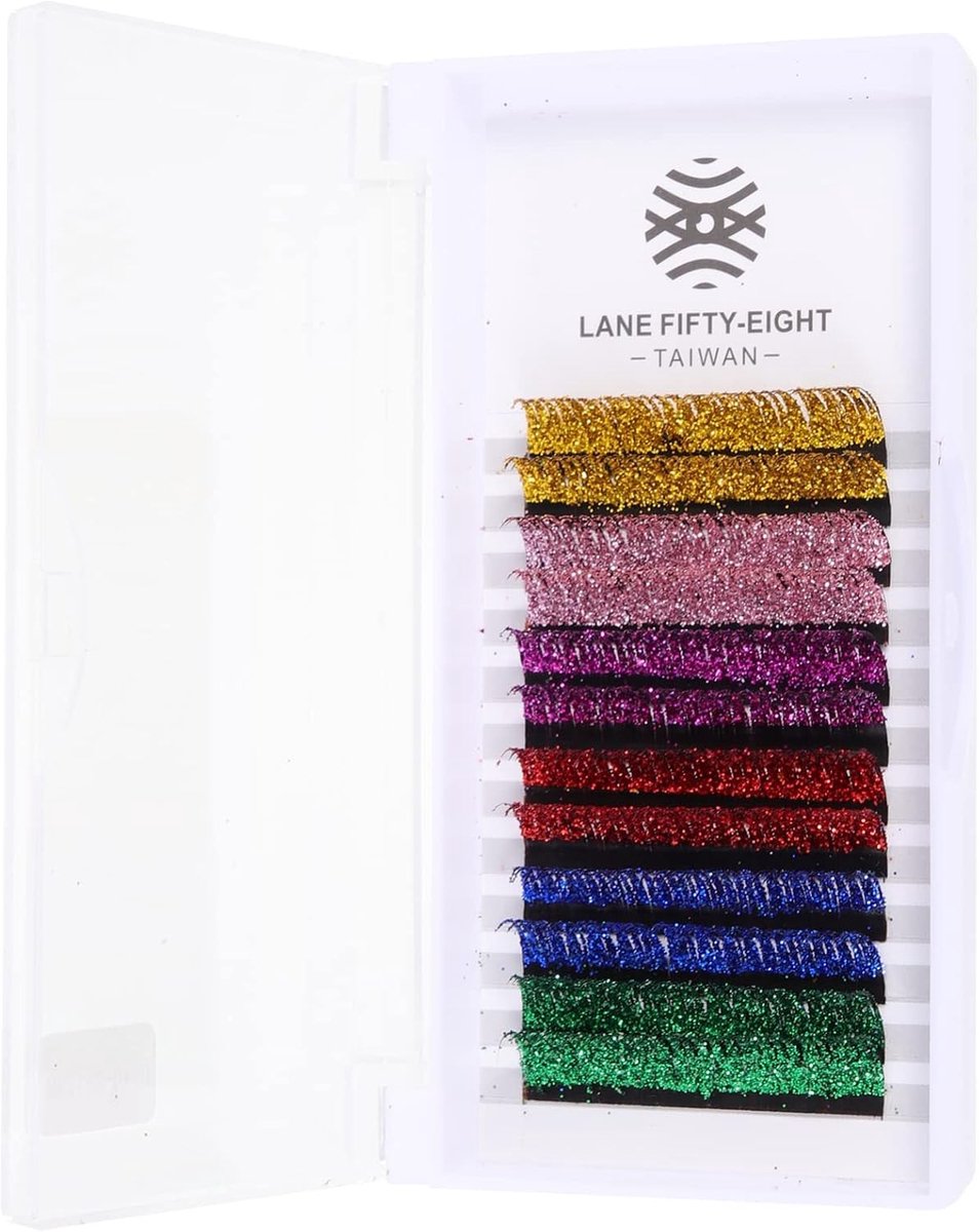 6 Paar Glitter Wimpers voor Halloween, Cosplay en Feestjes, Zachte 3D Effect Wimpers, 15 mm Lange Valse Wimpers, Make-up Accessoire voor Elke Gelegenheid
