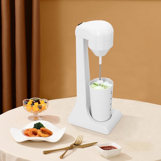 Elektrische shaker - Drank mixer - Snelle shakes maken - Krachtige 100W motor - 500 ml capaciteit - Wit — afbeelding 3