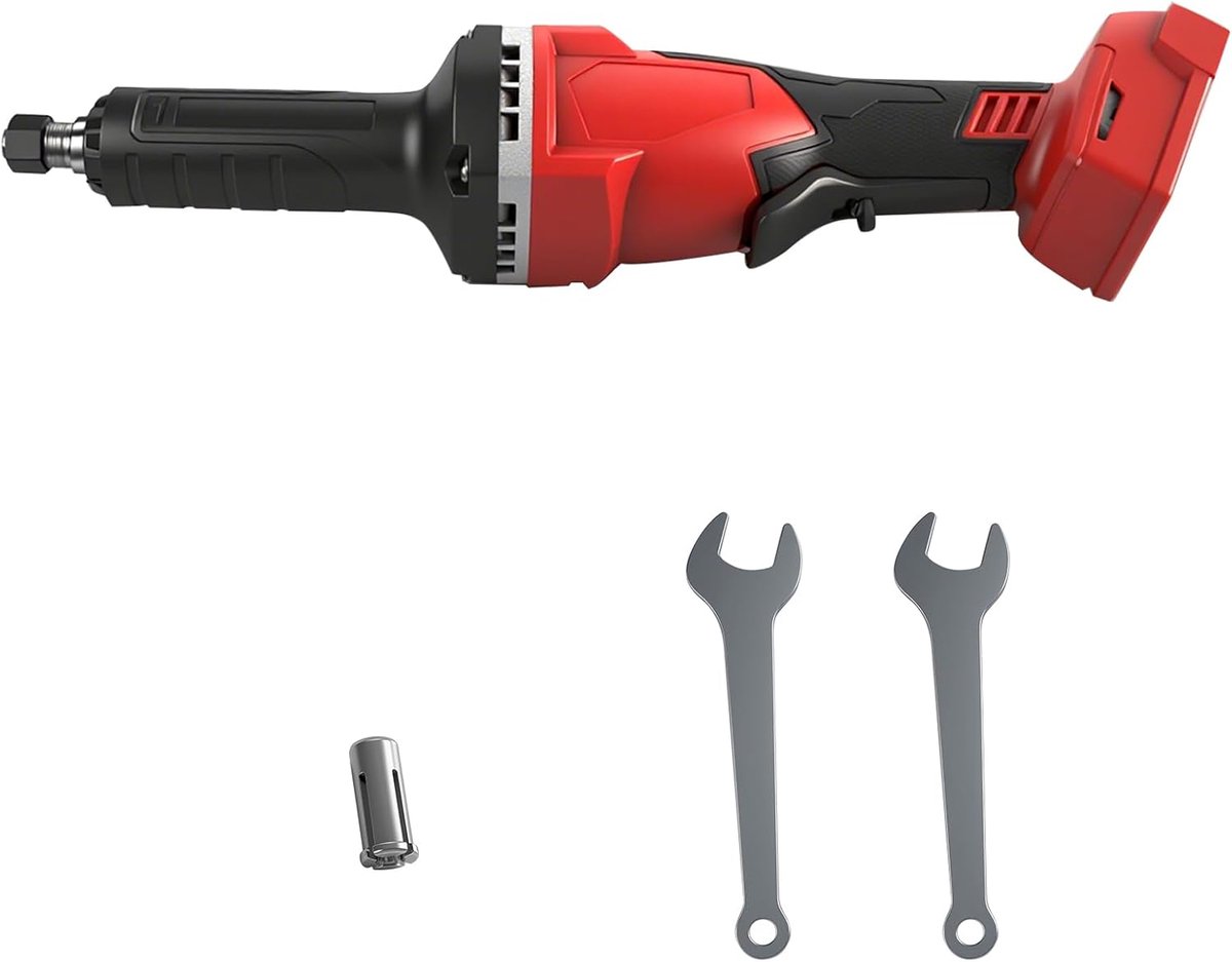Rectangulaire Grinder 24000RPM - Compatibel met Milwaukee M18 18V - Borstelloze motor - Ideaal voor slijpen en graveren - ShopVlot