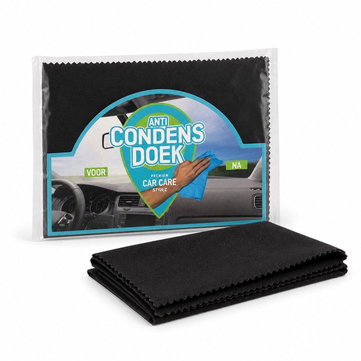Car Care Auto Anti-Condensedoek Antifogdoek - Auto Anti-Condensedoek Maakt De Autoruiten Snel En Makkelijk Schoon  En Houdt Deze Ook Geruime Tijd Condense Vrij.