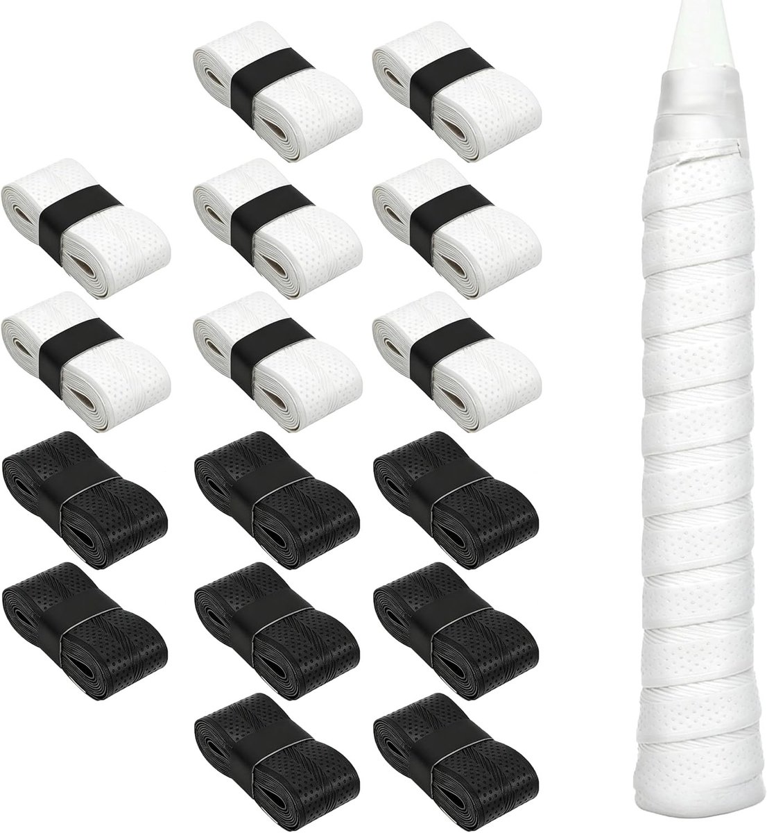 Anti-slip Grip Band voor Tennisrackets - 16 Stuks - Verbeter Grip, Comfort en Controle