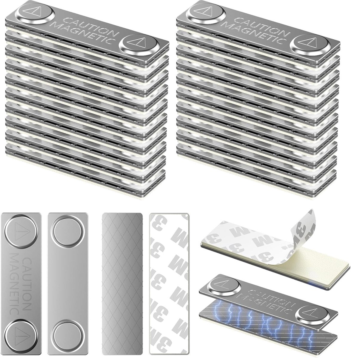 Magneten set van 30 paar - Antislip design - Magnetische sluiting - Voor verduisterende gordijnen - ShopVlot