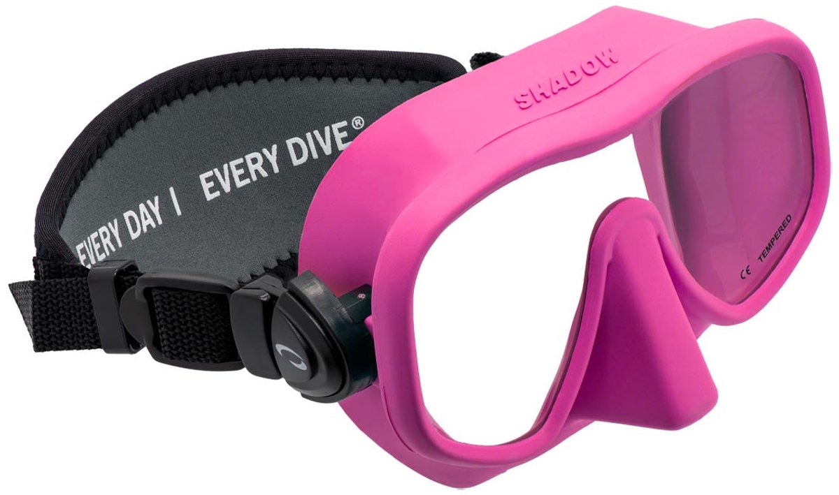 Oceanic Shadow - Zwembril - Duikbril - Volwassenen - Roze