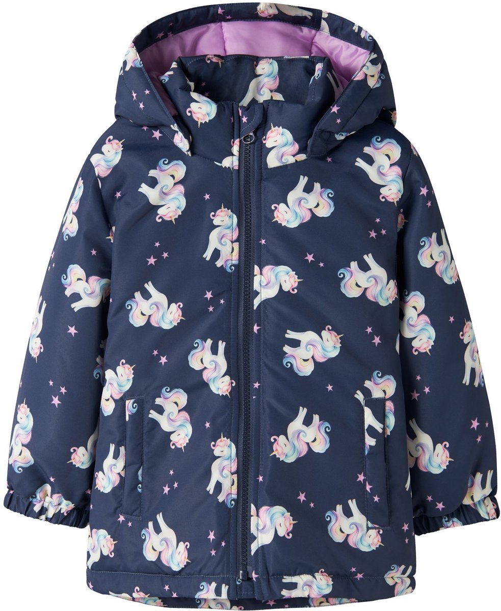 NAME IT - NMFMAXI JACKET PA AOP NOOS Meisjes Jas