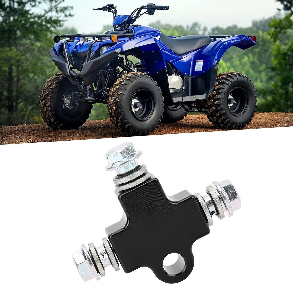 Universele Hydraulische Remleiding voor Motoren met T-Connector en T-Adapter - Zwart, Duurzaam en Betrouwbaar