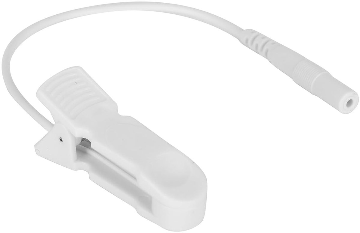 2mm TENS draad, Oorklem type, Fysiotherapie kabel voor digitale massagemachine, Stimulator voor pijnbestrijding en spierspanning.