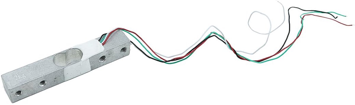 Digitale Load Cell Gewichtssensor 2 kg - HX711 AD Weegsensor Module - Voor DIY Keukenweegschaal - Nauwkeurig meten - ShopVlot
