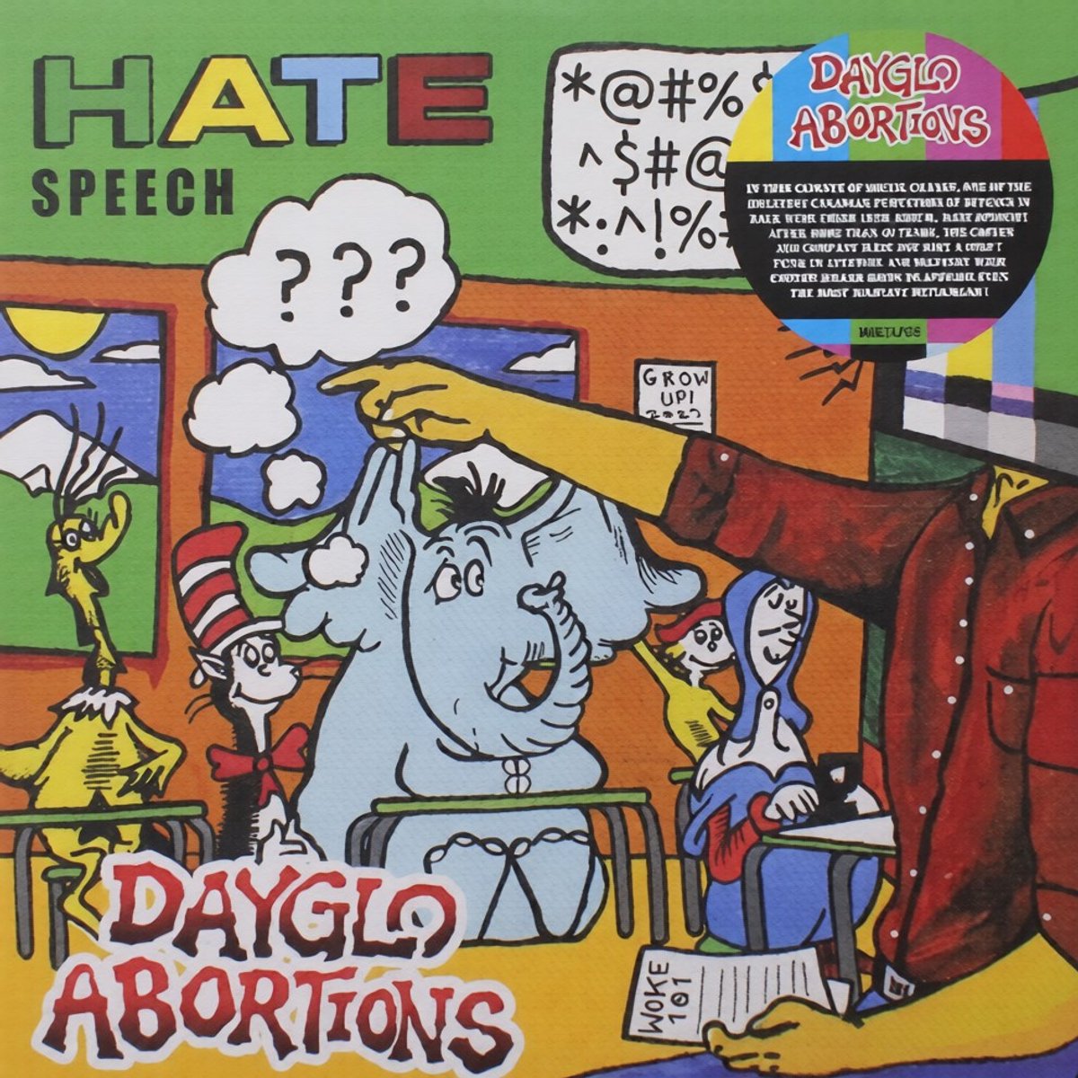 Dayglo Abortions - Hate Speech (LP) (Coloured Vinyl)