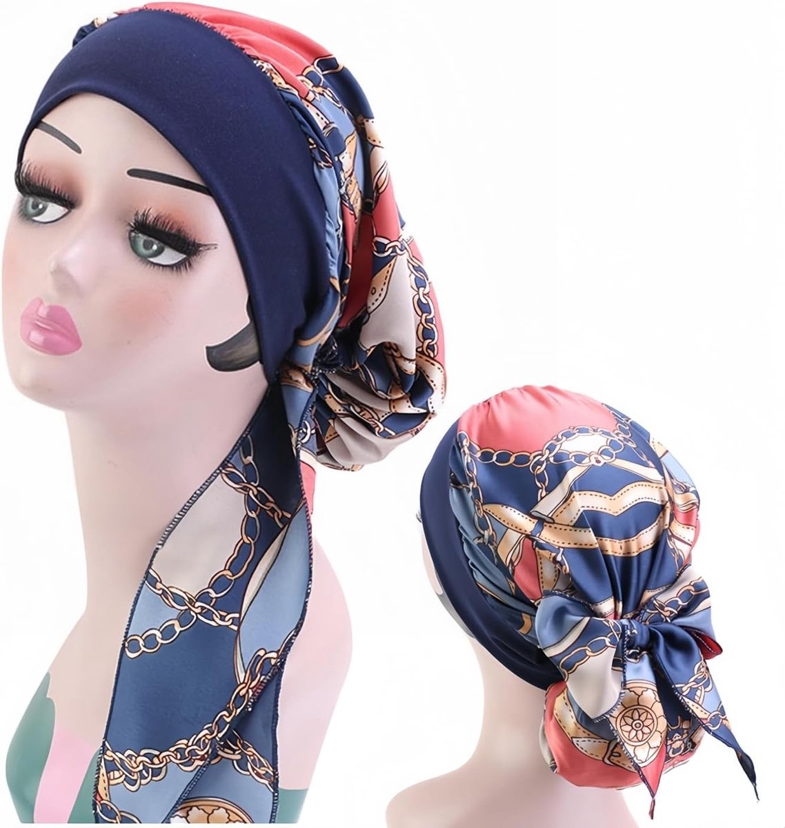 Zomer Turban voor Chemotherapie, Elastische Hoofdbedekking voor Haarverlies en Comfortabele Draagervaring