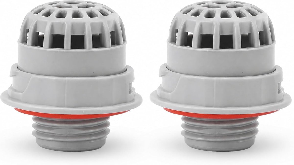 Vervangingsfilter voor Top Debris Screen, PVC Mannelijk Schroefdraad G3/4, 2 Stuks voor Zwembad en Spa, Effectieve Waterfiltratie en Bescherming
