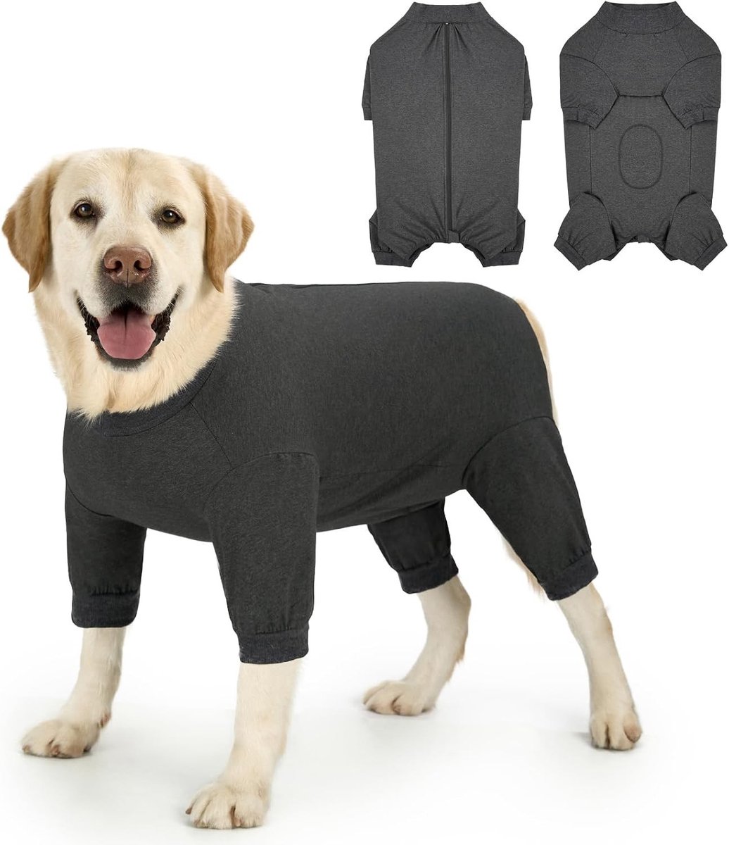 Herstelbodysuit voor honden na operatie met rits, beschermend pak voor honden, wondbescherming en lekbescherming