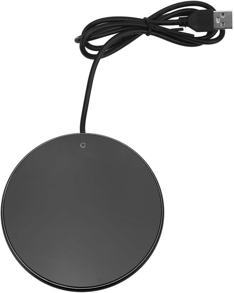 Cup Warmer met Constant Temperatuur van 55°C, 3 Instellingen, USB Verlichting - Ideaal voor Koffie, Thee en Melk op Bureau