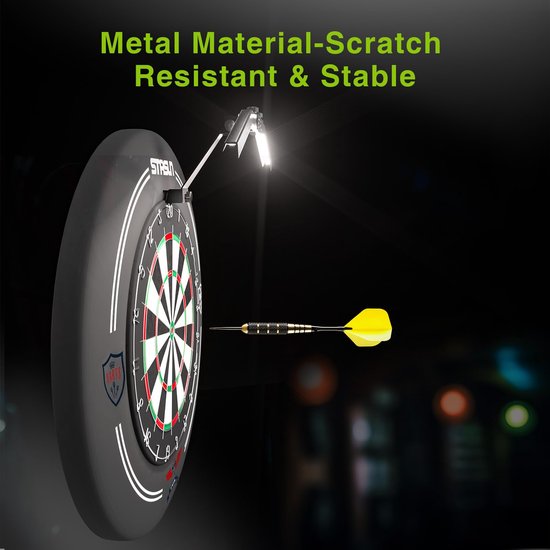 Led-dartbordverlichting inklapbaar - professioneel dartaccessoires - instelbare hoek en helderheid - ShopVlot — afbeelding 2