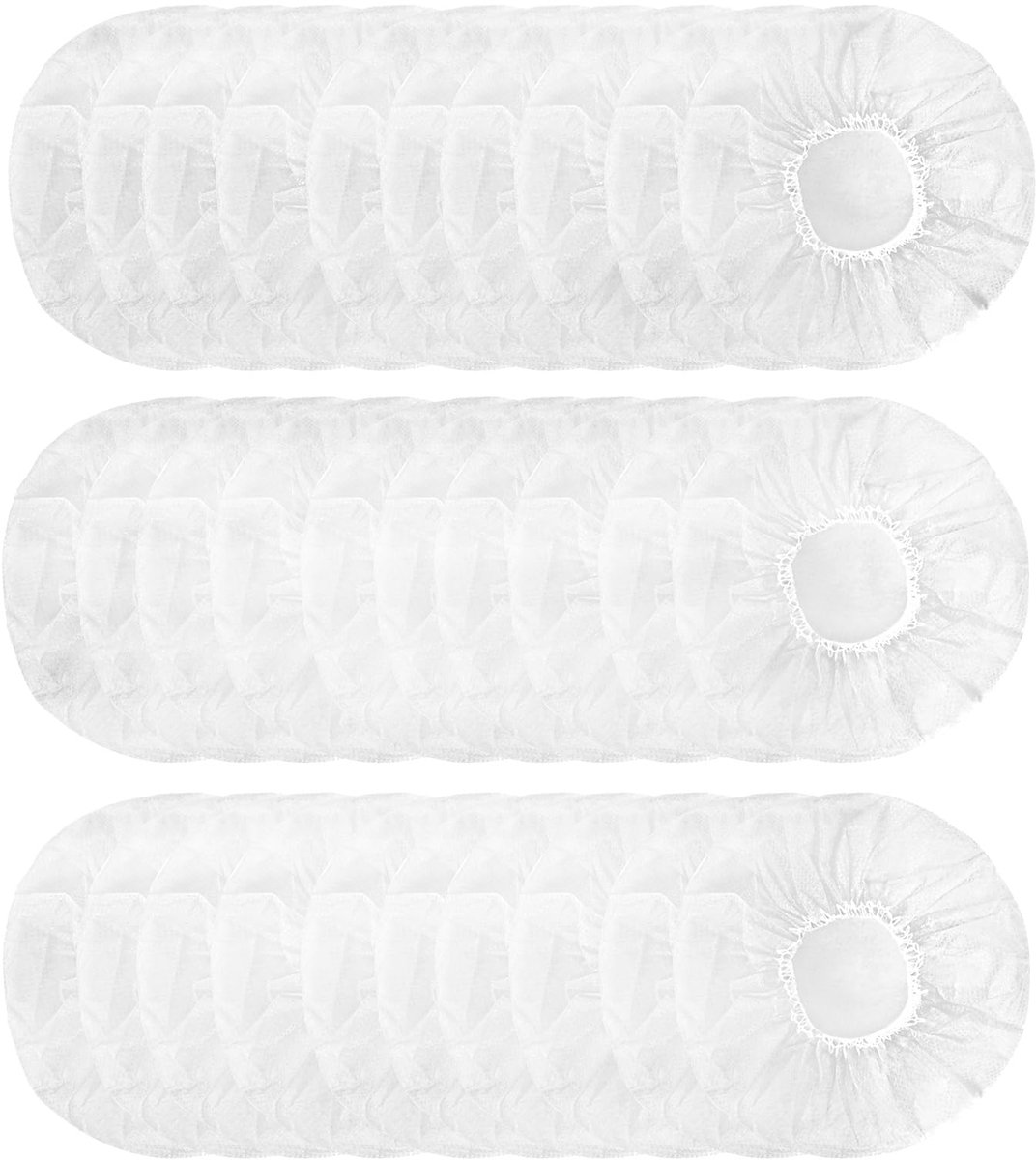 Hoofdtelefoonbeschermers 100 stuks - Wegwerp oorkussens - 8-13 cm - Hygiënisch gebruik - ShopVlot