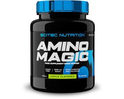 Scitec Nutrition Scitec Nutrition ® - Amino Magic (500 gram - Apple) - Appel - 25 doseringen - aminozuren - aminozuur - bcaa - l-isoleucine - l-leucine - l-valine - poeder