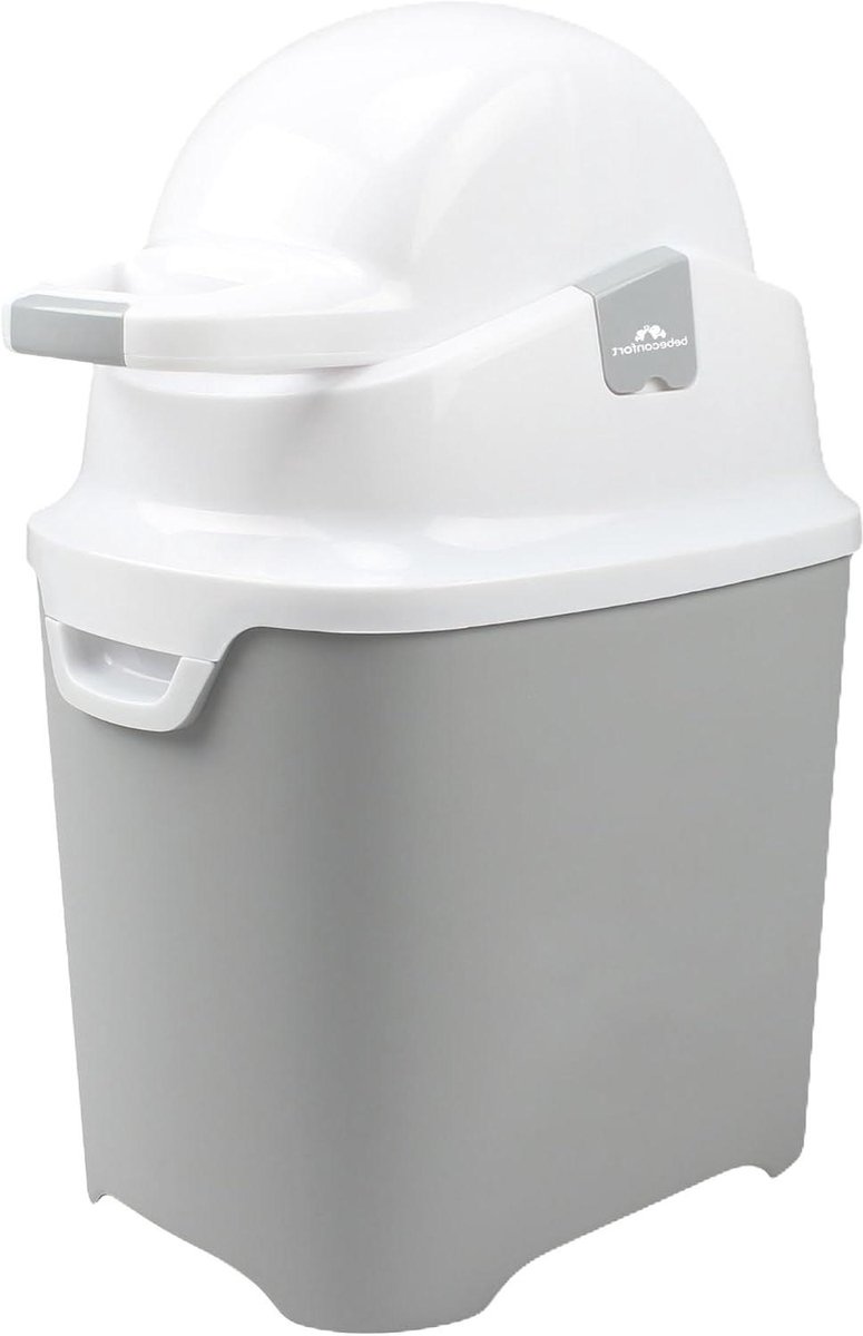 Luieremmer - Afvalbak luiers - Geurvrij verschonen - Universeel afvalzak - 30 Liter - Grijs