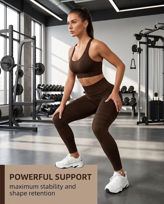 Dames 3D Compressie Broek voor Anti-Cellulite met Hoge Taille voor Yoga en Fitness, Lange Sportbroek, 1 Stuk — afbeelding 3