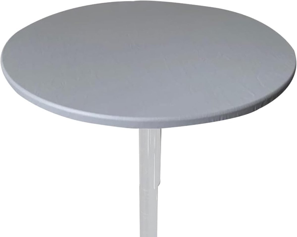 Elastische Waterdichte Tafelkleed 120cm - Antislip, Wasbaar en Geschikt voor Thuis, Restaurants en Buitengebruik - Grijs