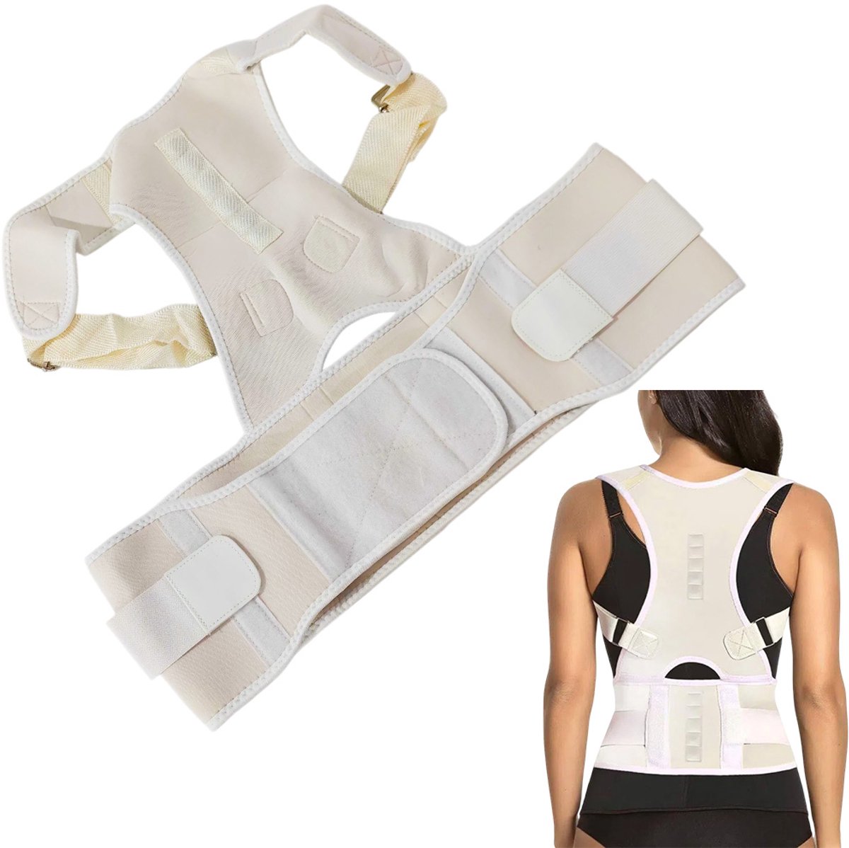 Houding Corrector - Rug Corrector - Schouderbrace - Verstelbare Schouderbanden - Onzichtbare Bandjes