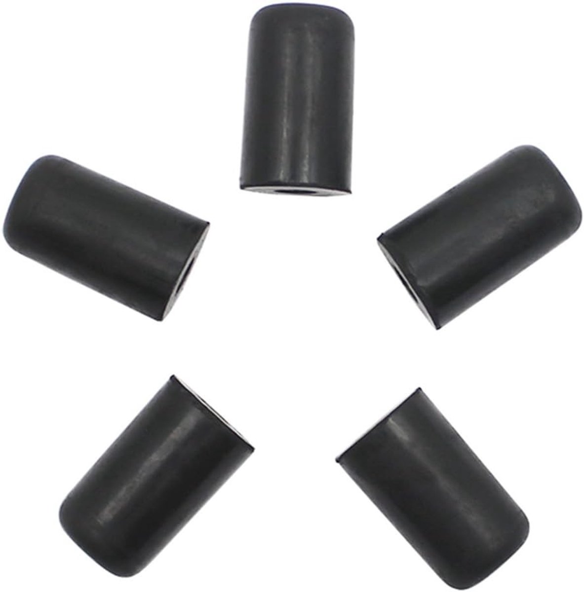 Cello Endpin Bescherming, 5 Stuks Rubber Tips, Antislip Mat, Geschikt voor Kleine Cello's, Duurzaam en Betrouwbaar