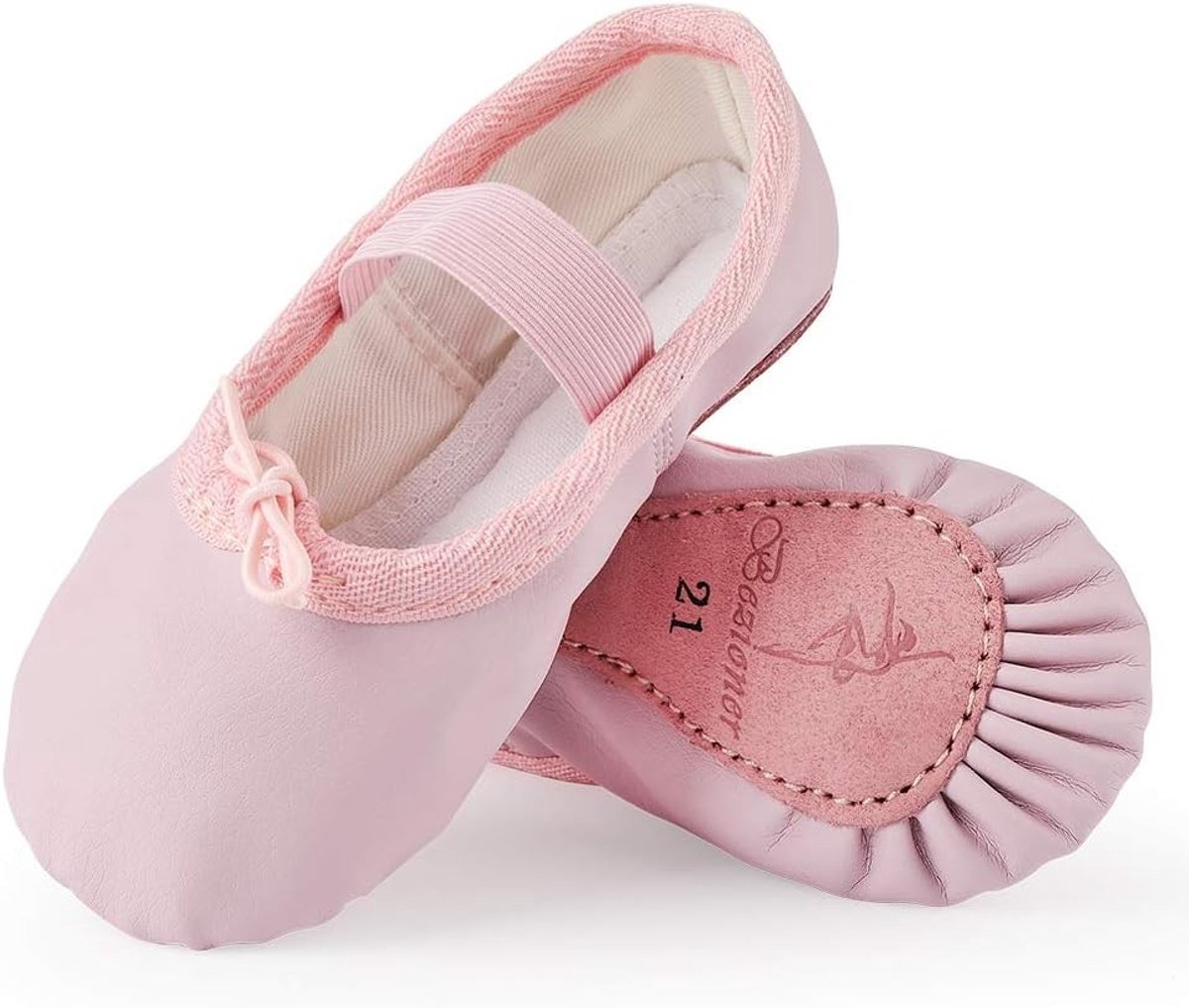 Balletschoenen voor meisjes, leren dansschoenen voor kinderen, comfortabele en duurzame dansschoenen