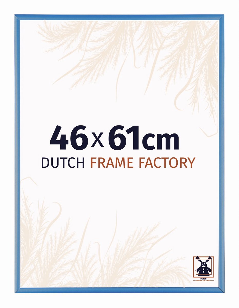 Fotolijst 46x61 cm - Aluminium - Staal Blauw - Kampen