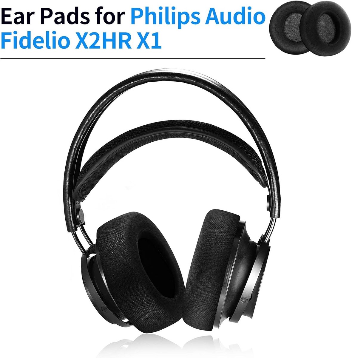 Vervangende Oorkussens voor Headphones - Comfortabele Velvet Oorkussens voor Audio, Geluid en Muziekervaring