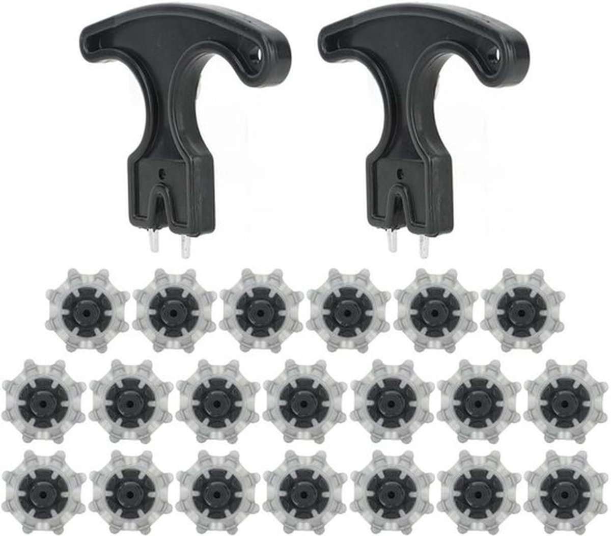 20 Stuks Golf Schoen Spikes, Antislip Golf Cleats Vervangingen Met Nageltrekker Voor Golf Schoenen