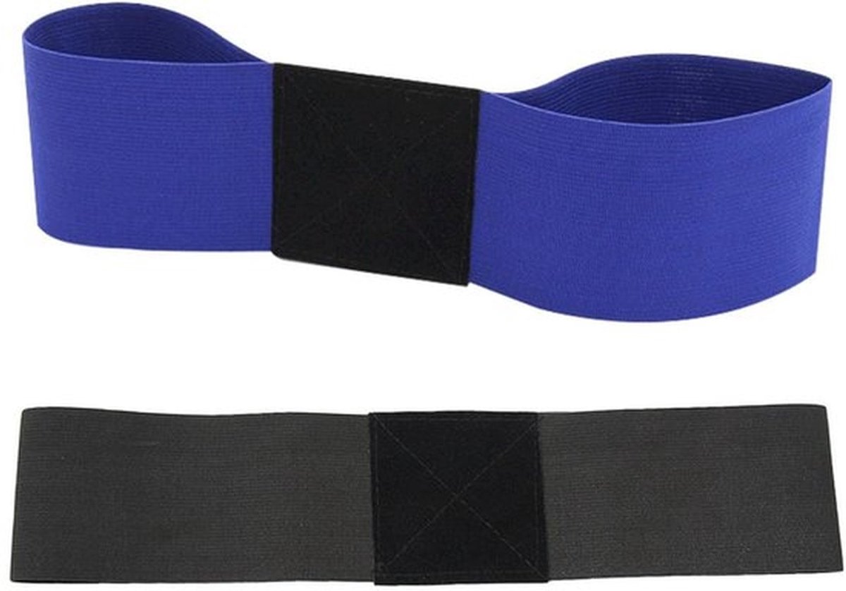 Set van 2 Armcorrectie Golf Swing Trainingshulpmiddel Zwart-Blauw