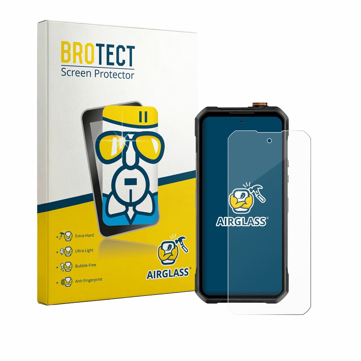 Screenprotector voor Oukitel WP61 Plus Beschermglas transparant