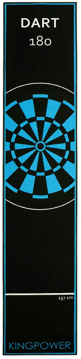 Dartmat Blauw Doelwit Oche Mat Stalen Darts Dartbord Accessoires Dartmat Darts Werplijn Beschermer Rubberen Vloer Dartbord 290 x 60 cm Kingpower