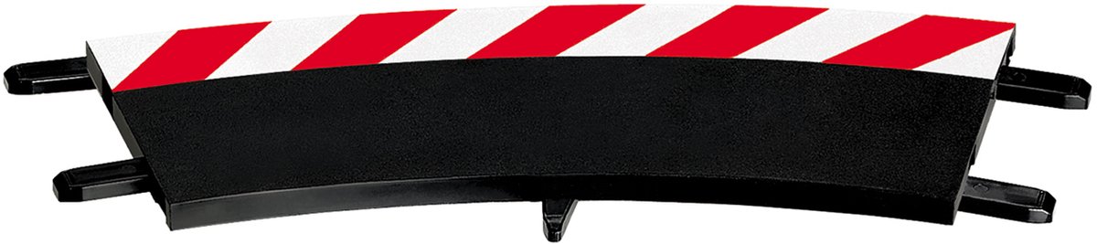 Carrera Racebaanonderdeel - DIGITAL 124/132/Evolution - Uitbreidingsset Buitenrandstrips voor 1/30° Bochten - 8 Baanonderdelen onderdeel