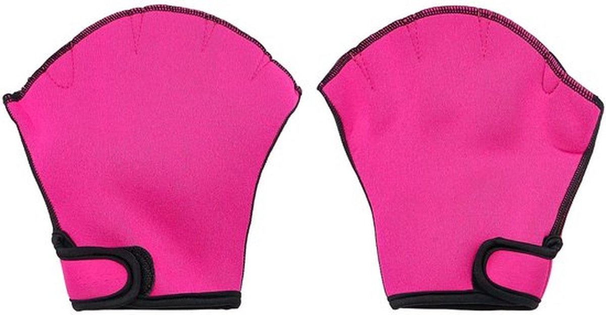 Waterdichte halfvinger trainingshandschoenen met verstelbare polsband voor volwassenen, ideaal voor zwemmen en wateractiviteiten voor optimale grip en comfort